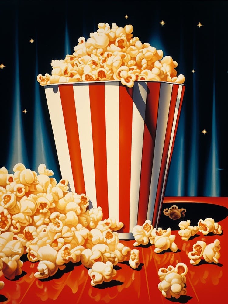 Vintage Movie Theatre Popcorn