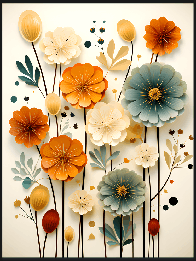 Floral Elegance Botanical