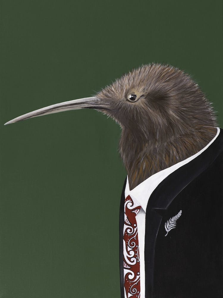 Kiwi In Suit
