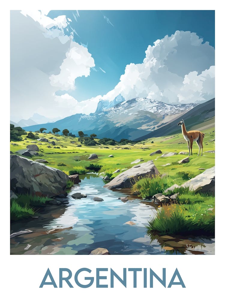 Affiche de voyage Argentina 2