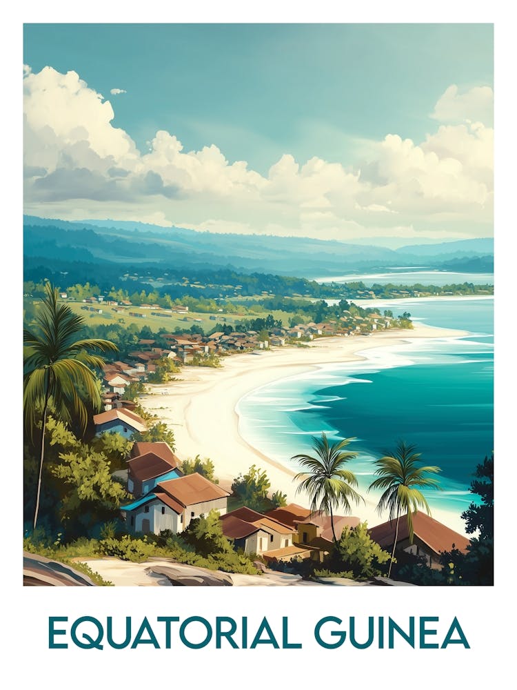 Affiche de voyage Equatorial Guinea