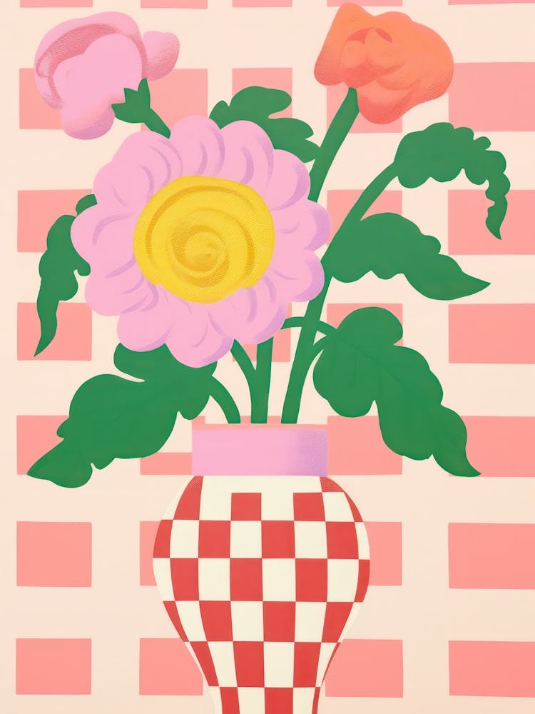 Roses Flower Vase 4