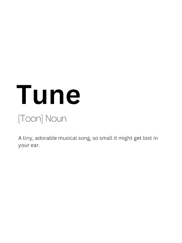 Tune Definition Meaning