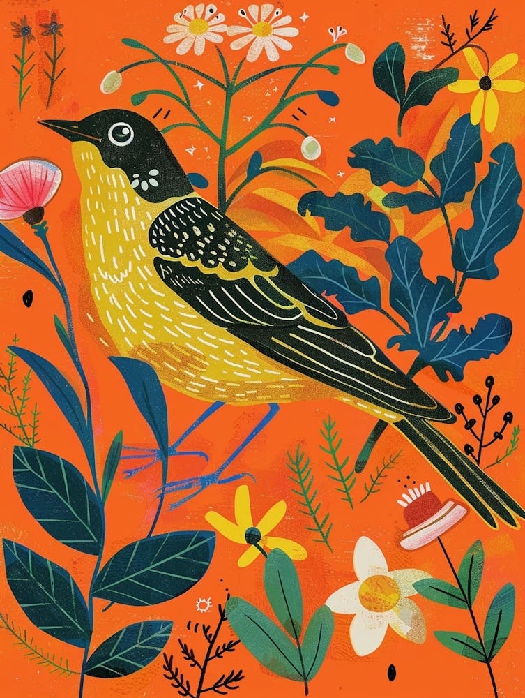 Spring Birds Cowbird 4