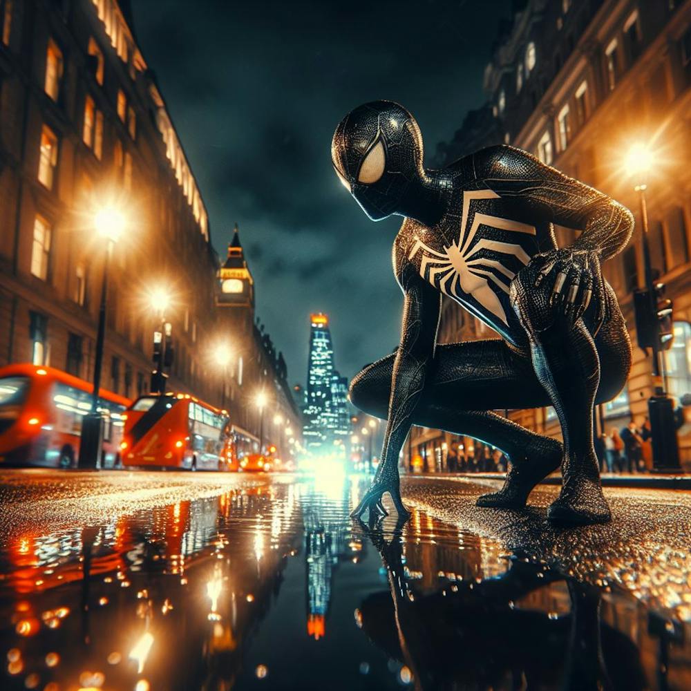 Spider-Man At Night