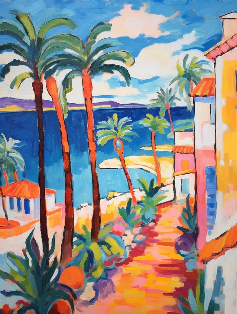 Hurghada Egypt 3 Fauvist Painting