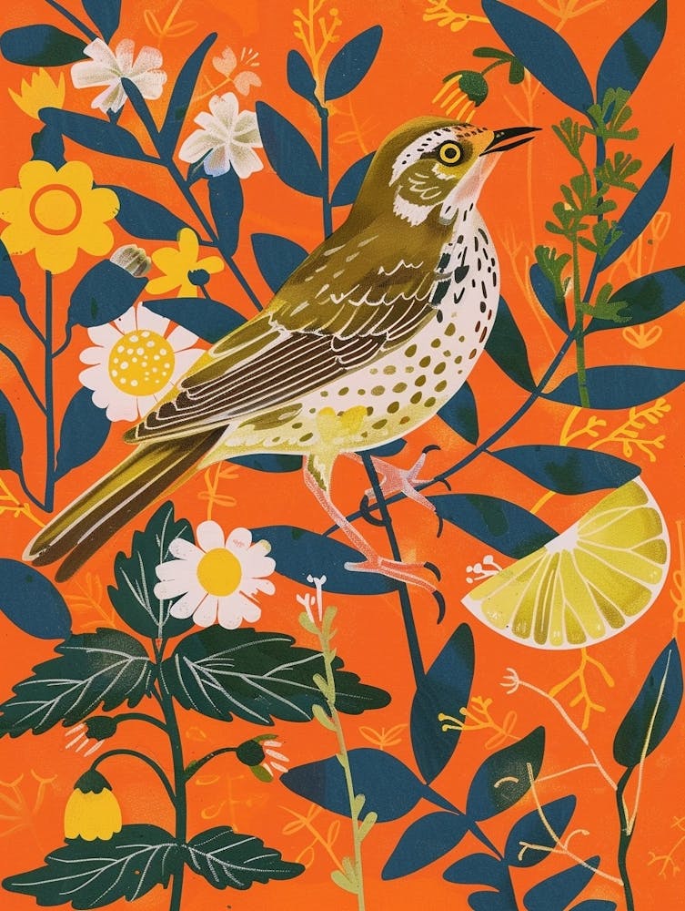 Oiseaux de Printemps Moqueur 2