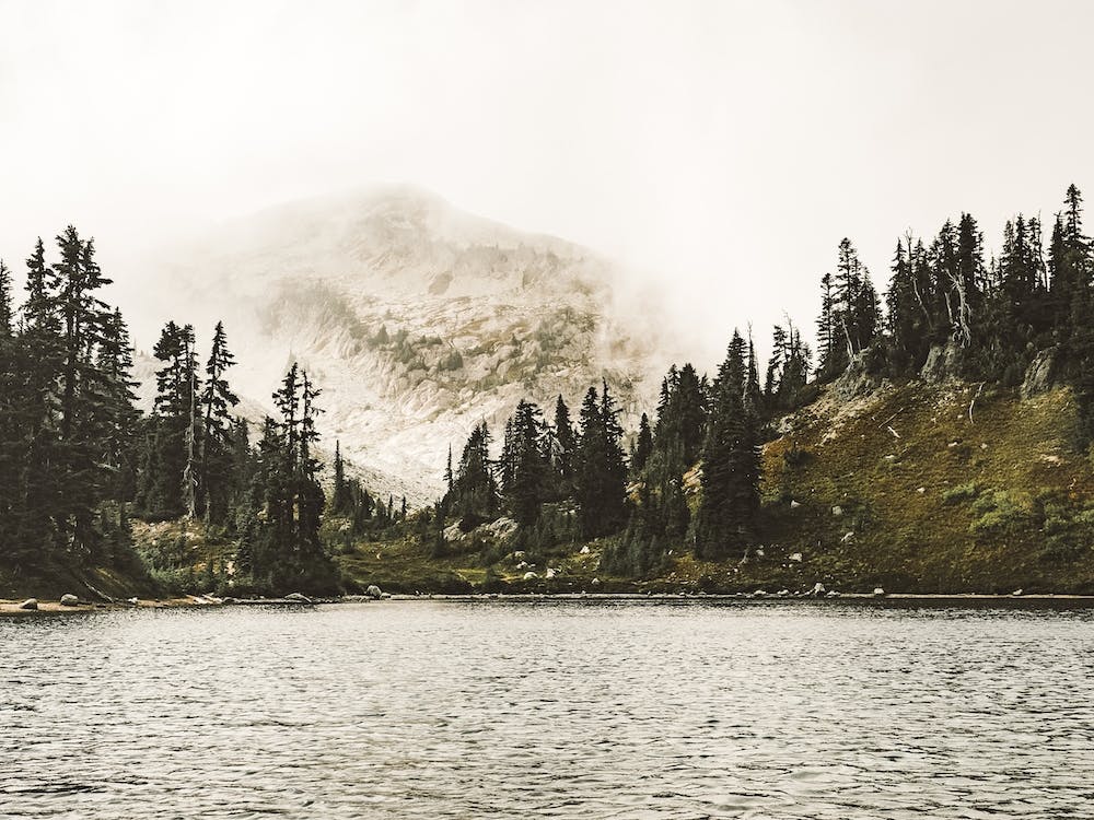 Rugged Mountain Lake