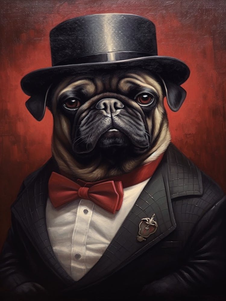 Gangster Dog Pug 2