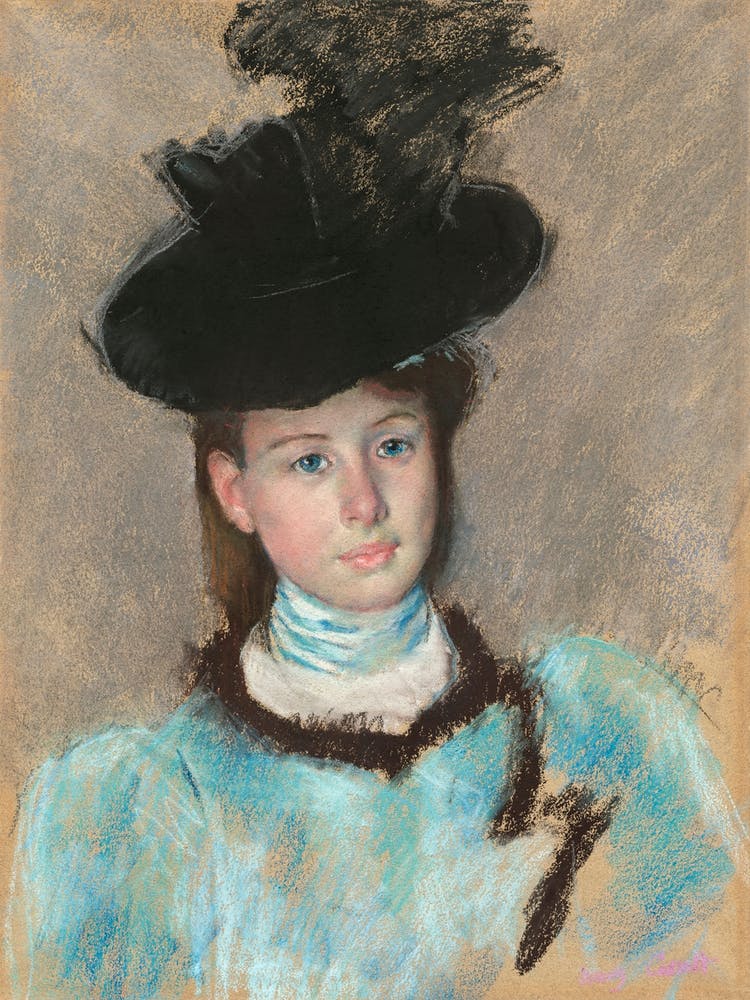 The Black Hat (1890), Mary Cassatt
