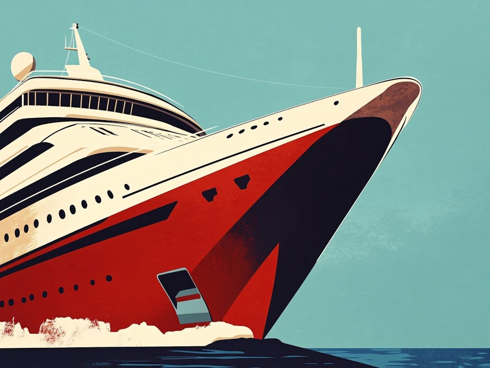 Cruise Ship In The Ocean