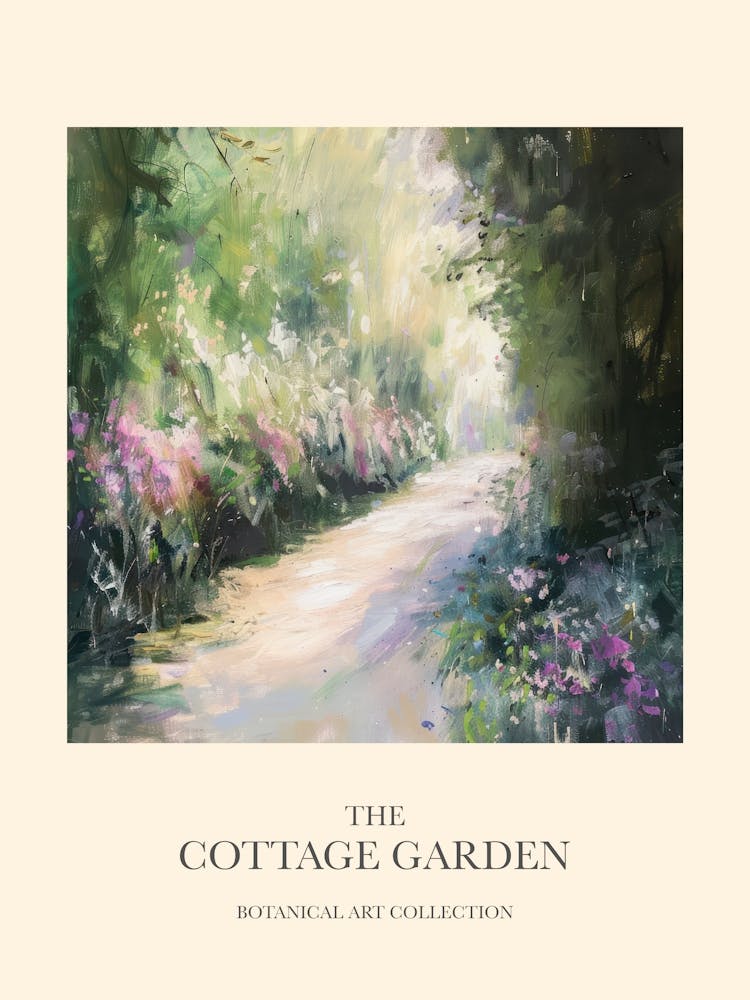 Cottage Garden Poster English Oasis 6