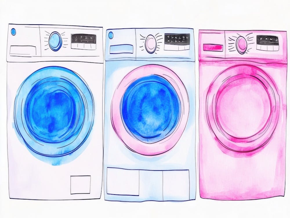 Watercolor Washing Machine