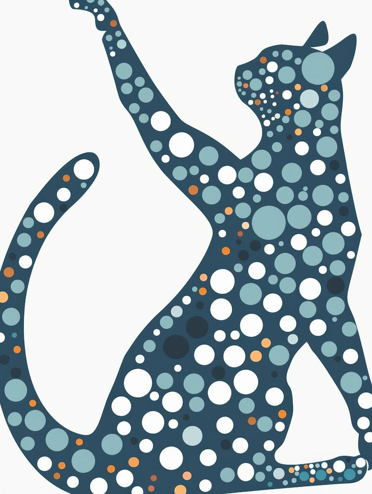 Cat With Dots