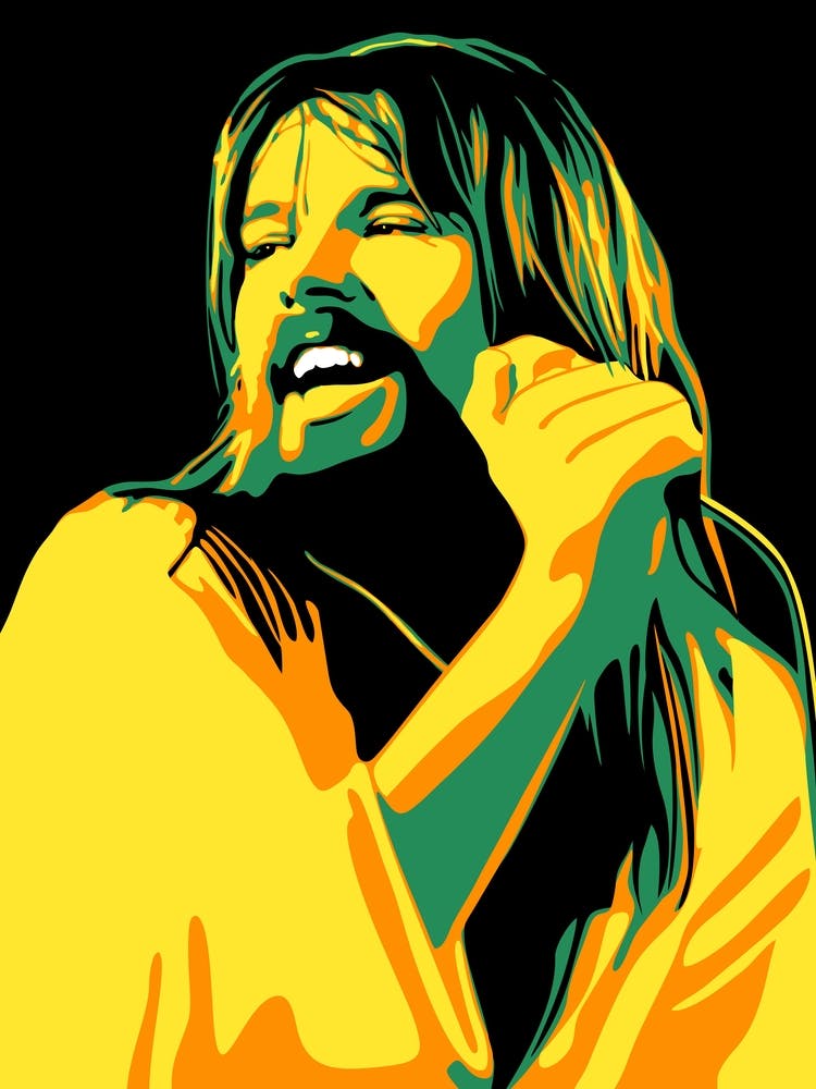 Bob Seger légende de la musique Pop art