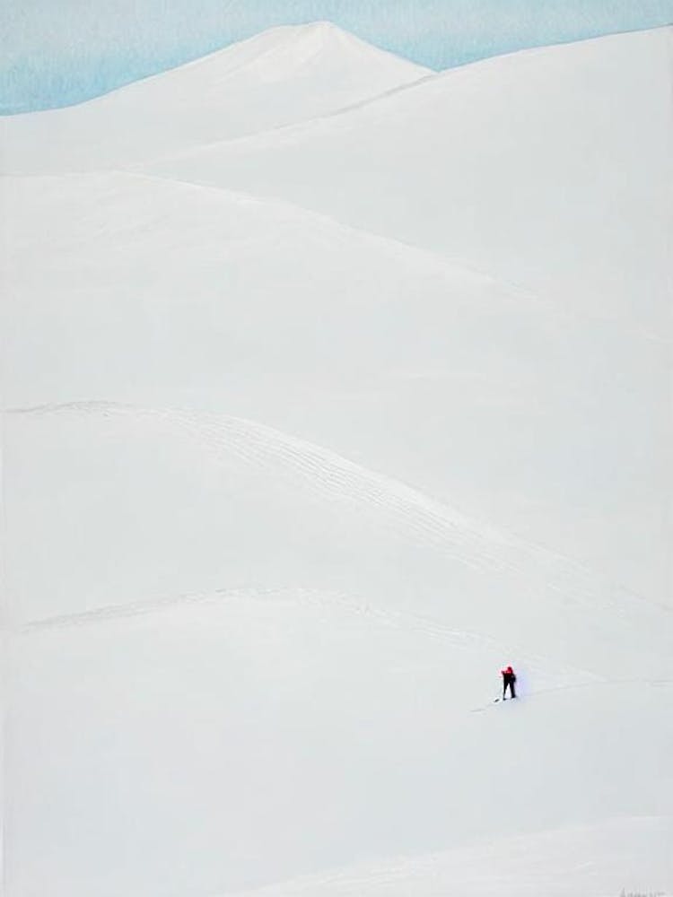 Alyeska, Usa Minimal Skiing Poster