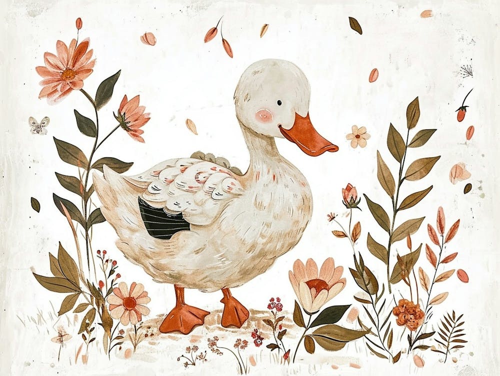 Little Floral Duck 2