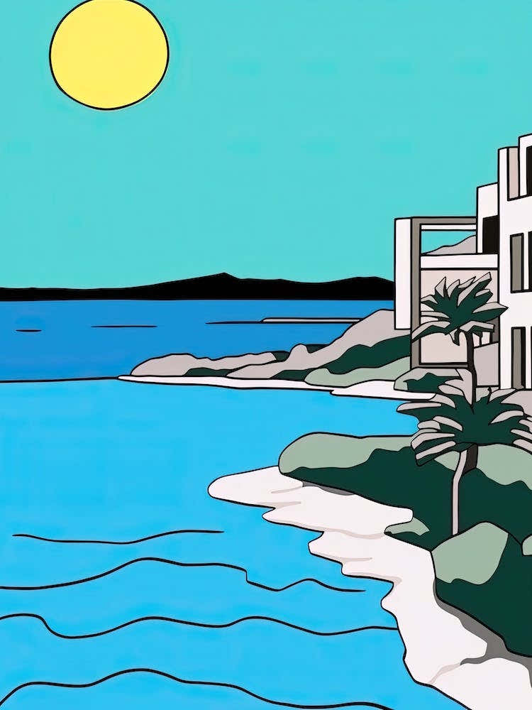 Minimal Design Style Of Cancún, Mexico 1