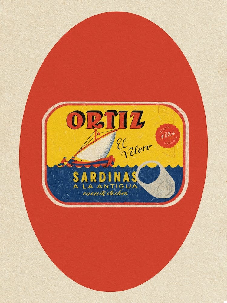 Vintage Sardine Can