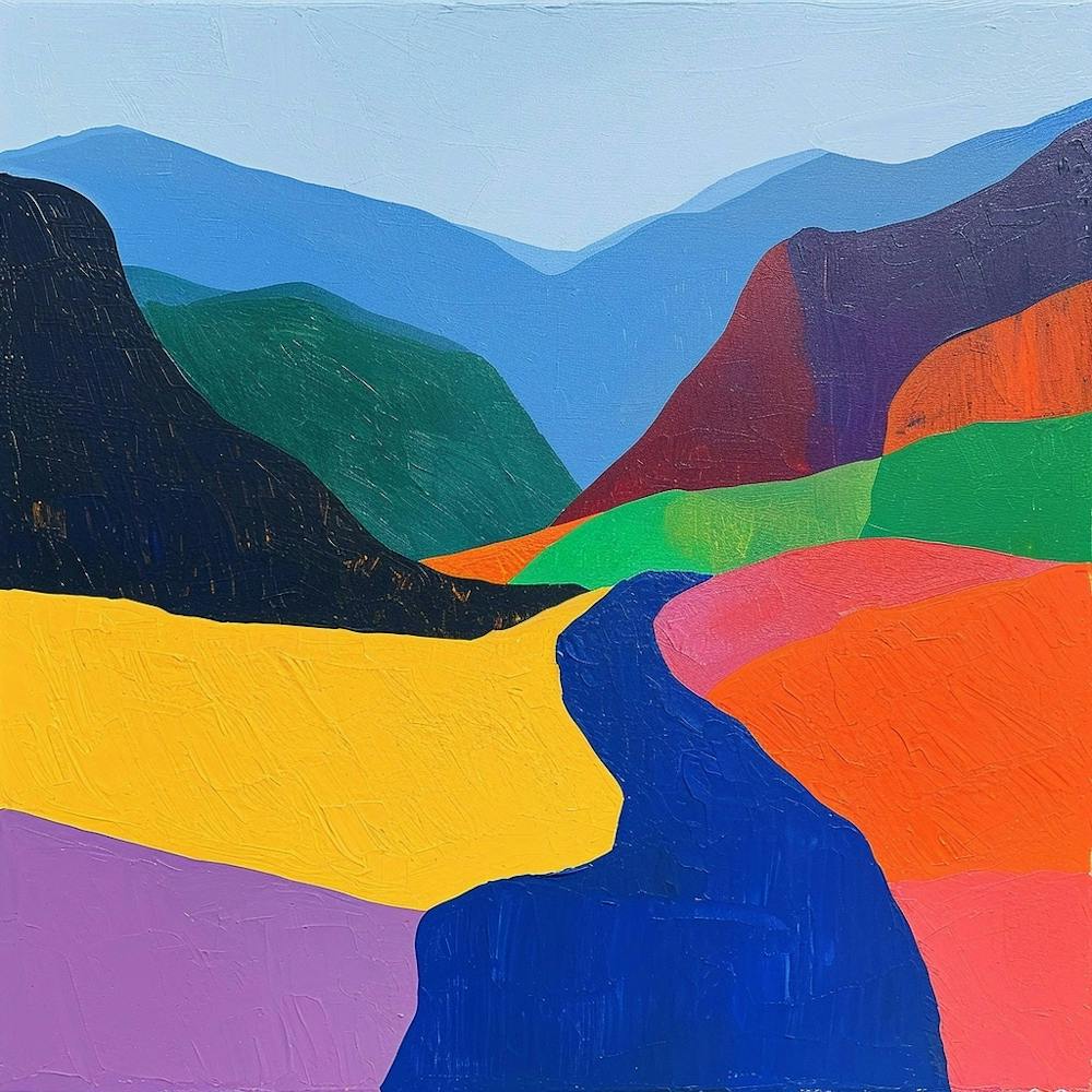 Colourful Abstract Durmitor National Park Montenegro 2