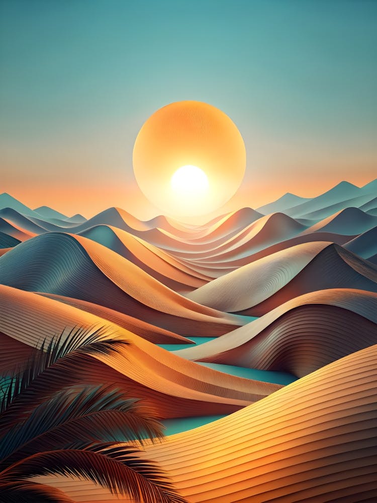 Sunset In The Desert 18