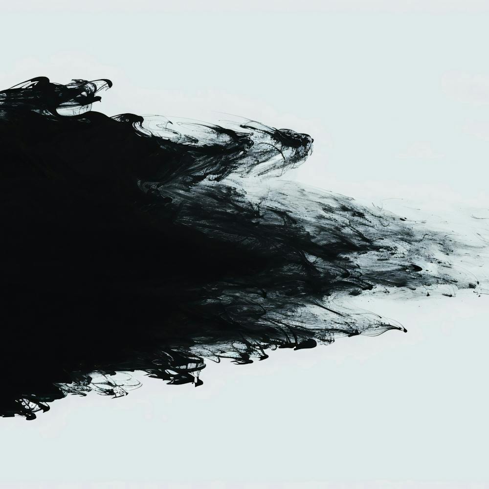Abstract Black Smoke