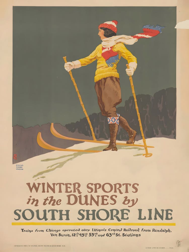 Winter Sports In The Dunes By South Shore Line