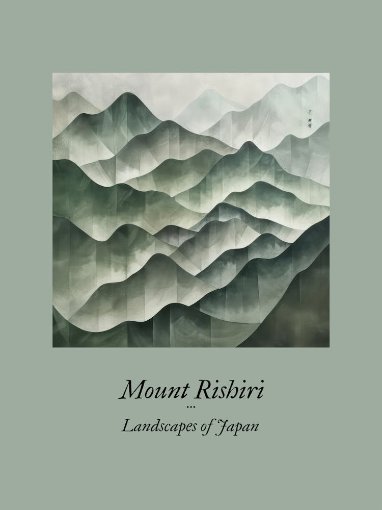 Landscapes Of Japan Mount Rishiri