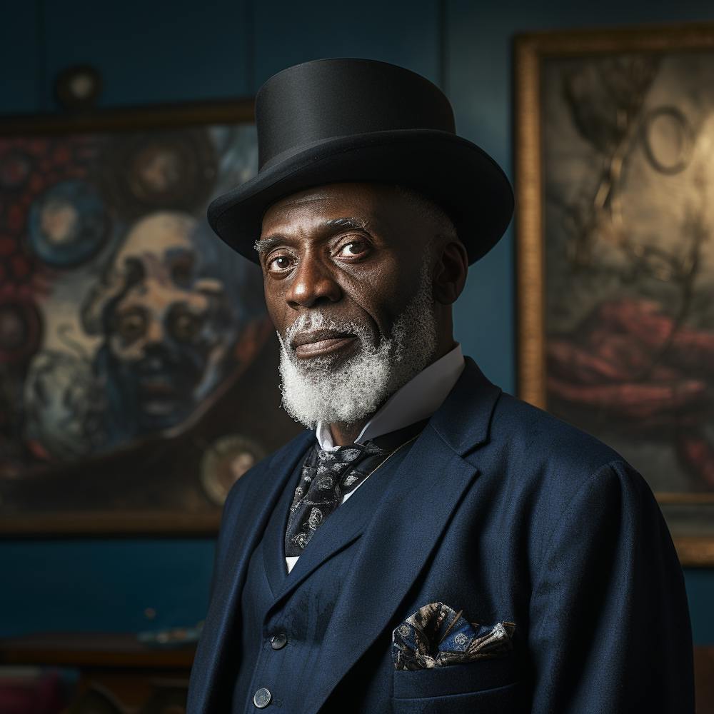 Portrait Of A Black Man