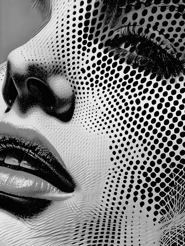 Black And White Portrait Of A Woman 35