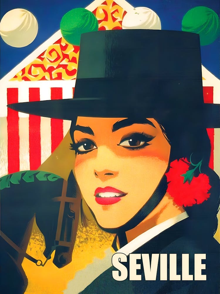 Beautiful Woman From Seville, Spain