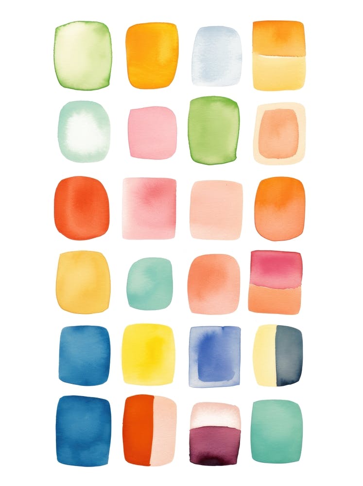 Carrés d'Aquarelle