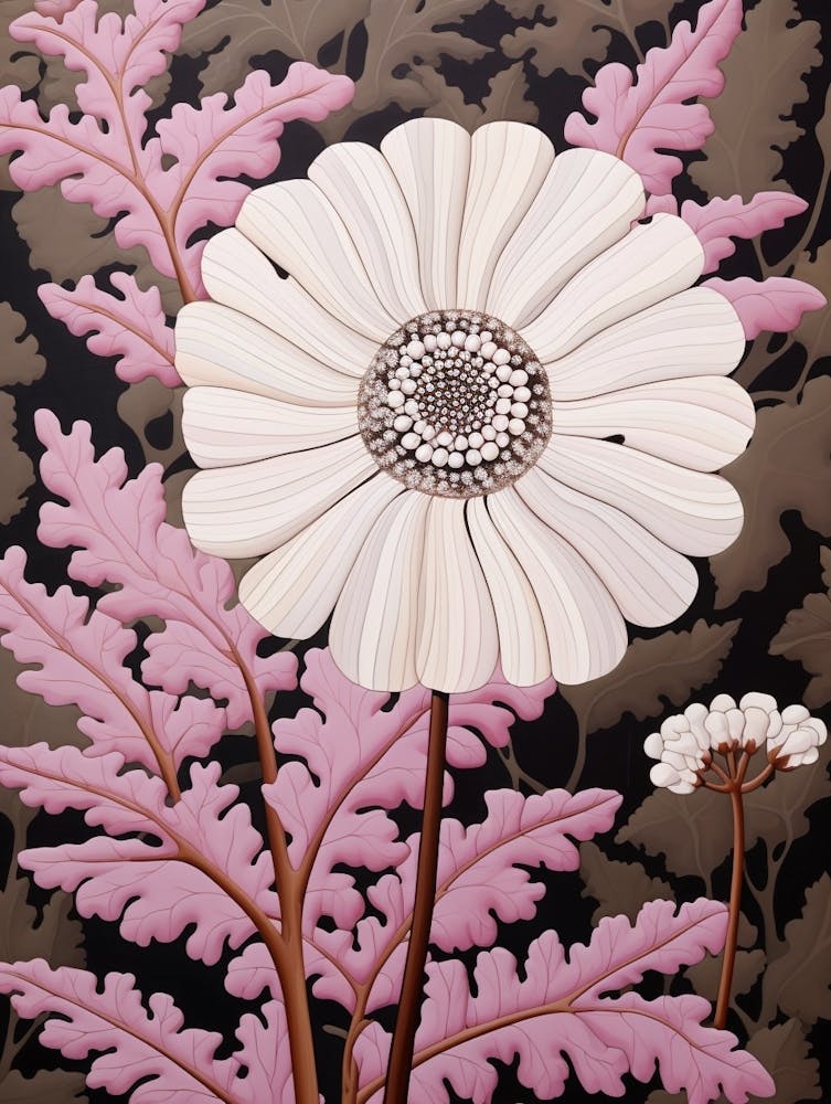 Flower Illustration Cineraria 1