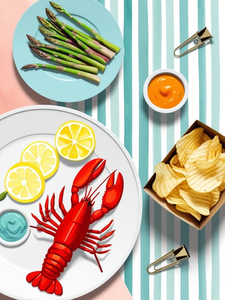 Lobster On A Plate 9