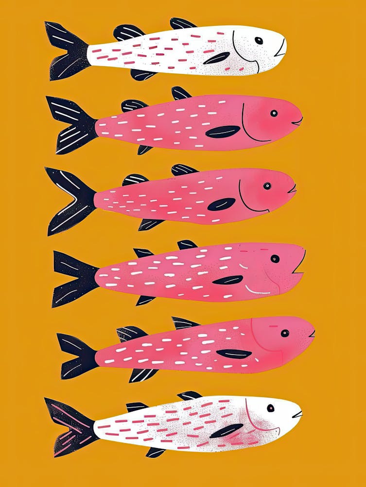 The Silent Drift Fish Poster