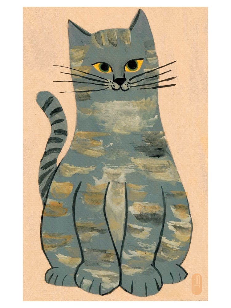 Portrait Of Louise The Cat