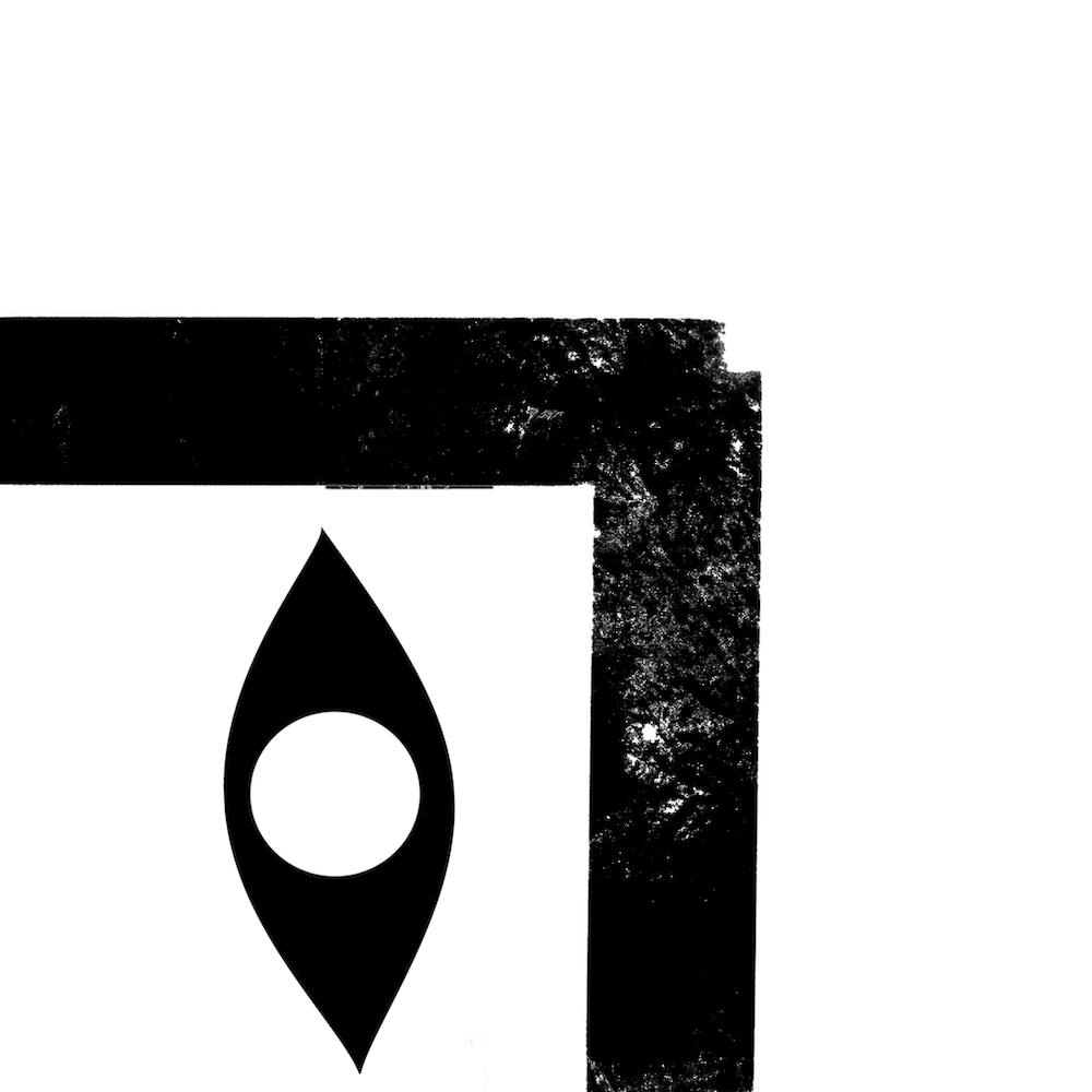 Black And White Eye Painting