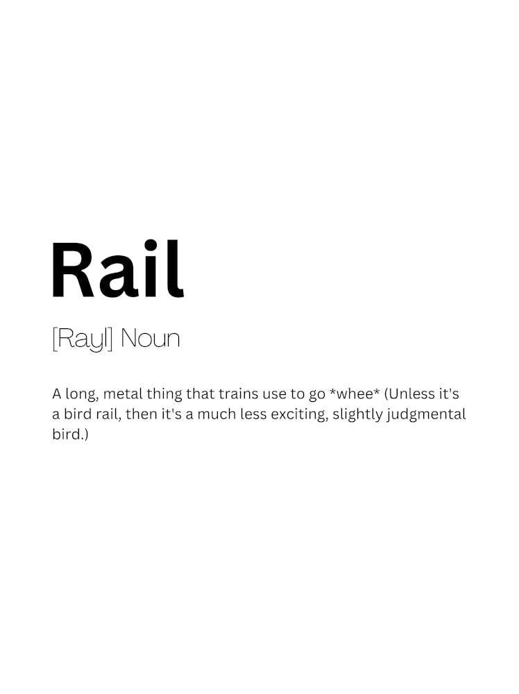 Rail Definition Meaning