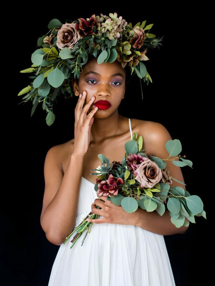 Floral Elegance – A Stunning Bloom-Centered Composition