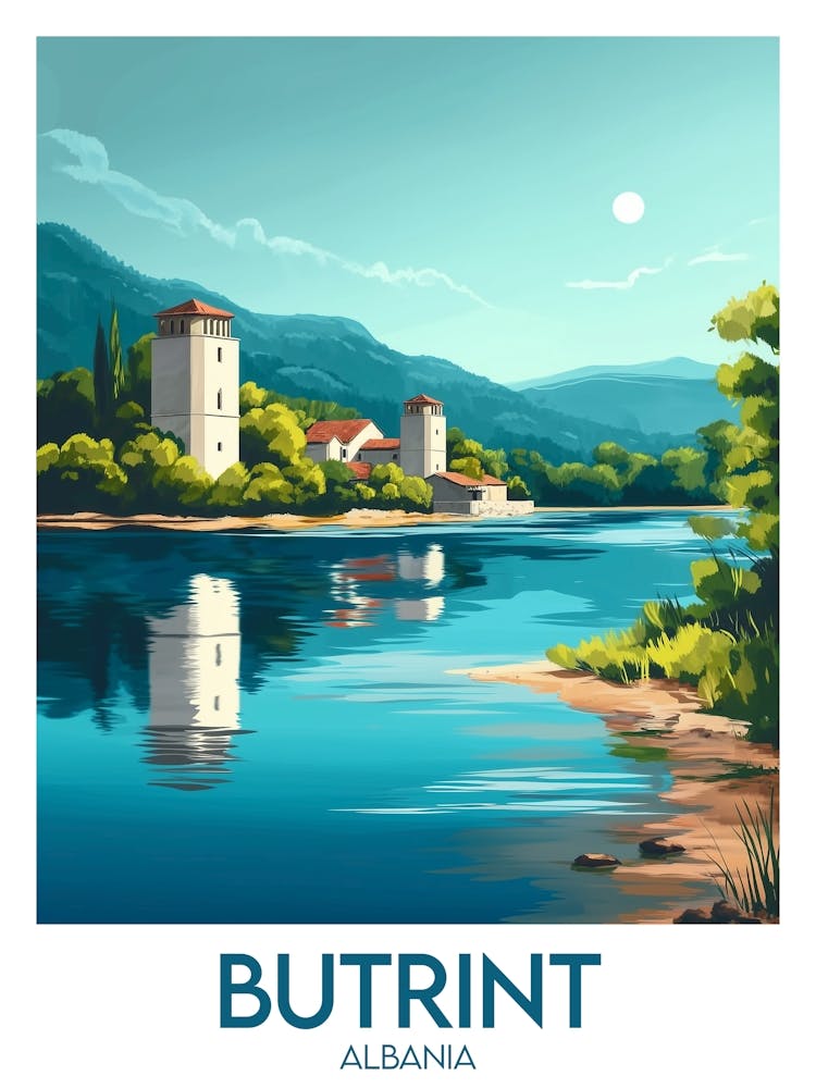 Affiche de voyage Butrint