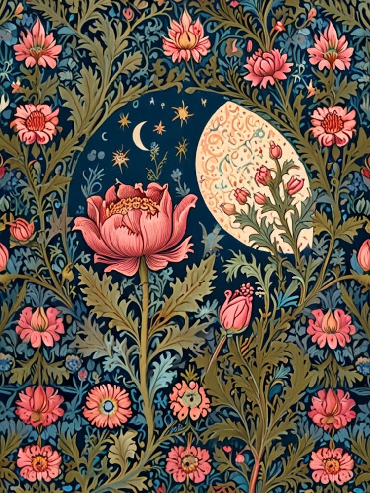 William Morris Lotus Flower 2