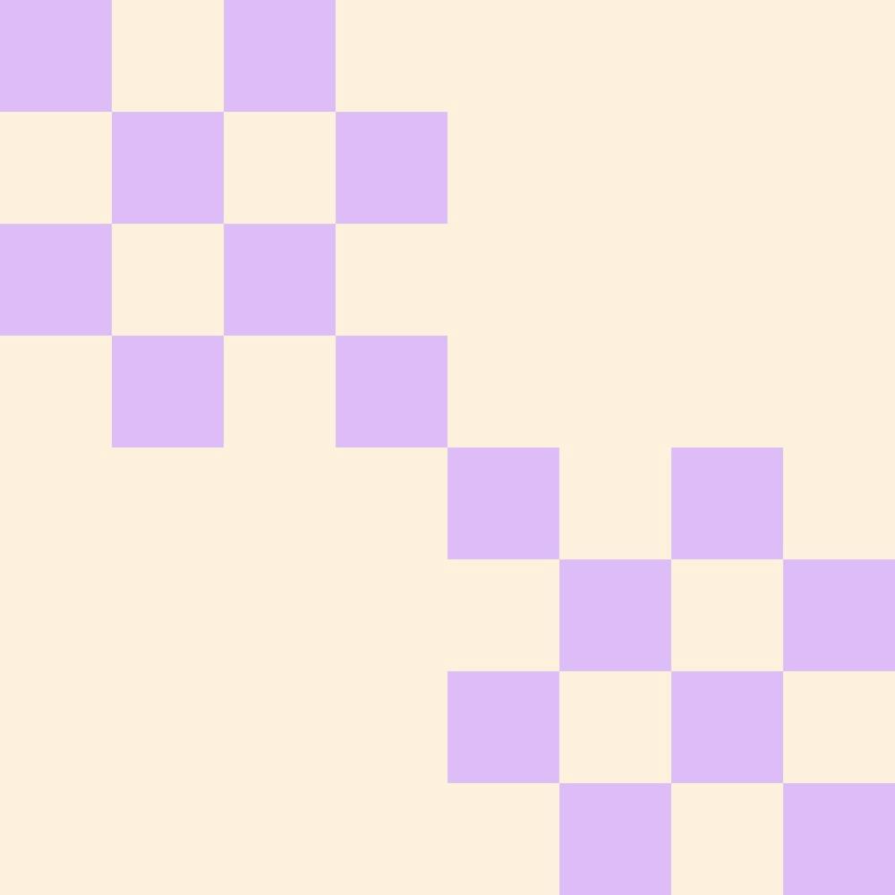 Grid Stripes Cream And Violet