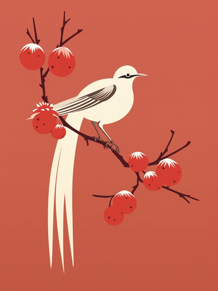 Minimalist Mockingbird 4 Illustration