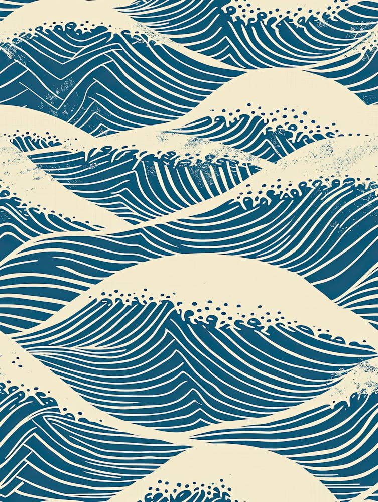 Japanese Waves Pattern