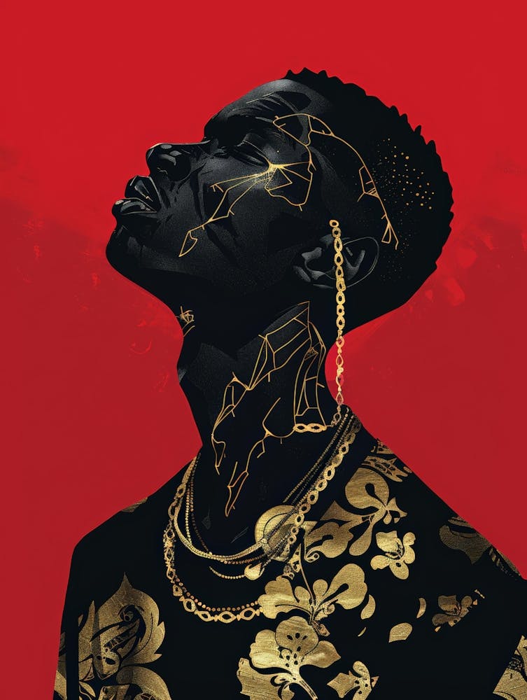 Man With Gold Chains