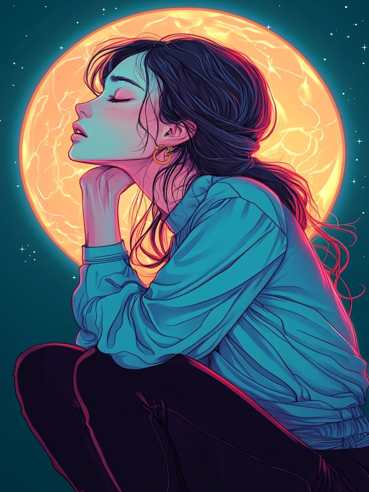 Girl In The Moonlight
