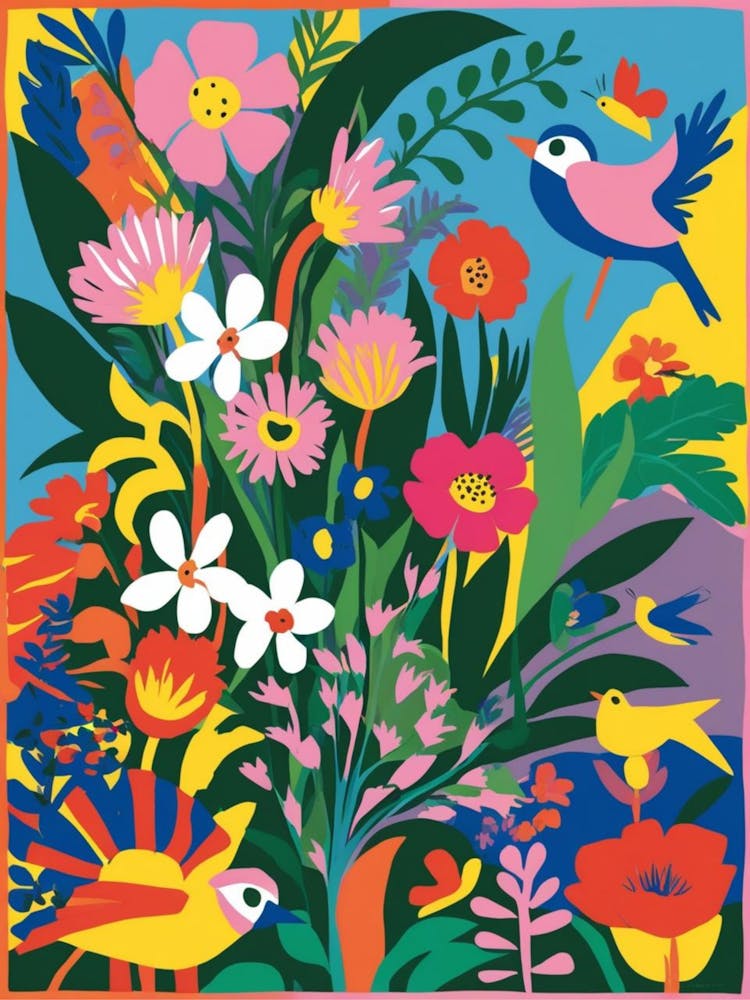 Birds In The Garden Spring Vibes