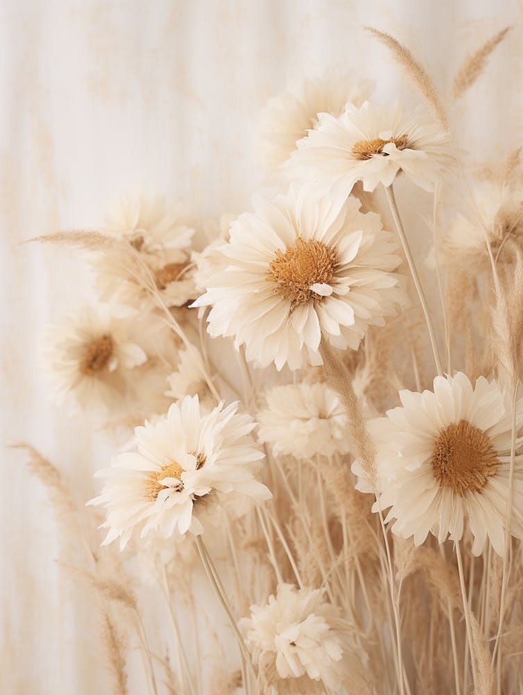 Boho Dried Flowers Daisy 6