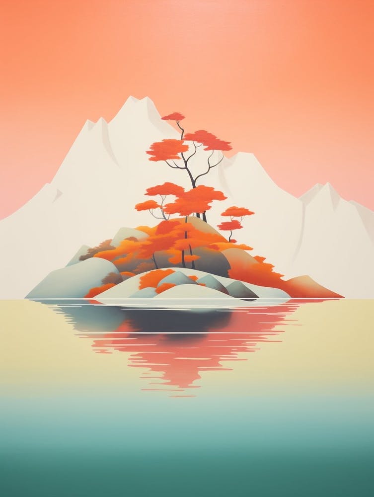 Île Abstraite Minimaliste 8