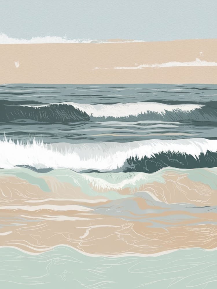 Waves At The Beach 2